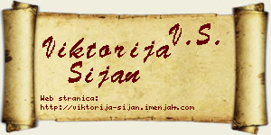Viktorija Šijan vizit kartica